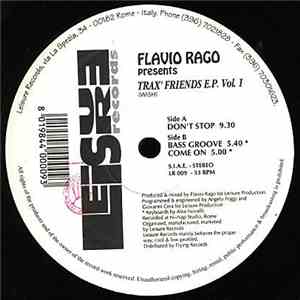 Flavio Rago - Trax' Friends E.P. Vol. 1 flac album