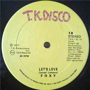 Foxy - Let's Love / People Fall In Love (While Dancing) flac album