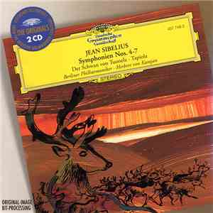 Jean Sibelius, Berliner Philharmoniker, Herbert Von Karajan - Symphonien Nos. 4-7 / Der Schwan von Tuonela · Tapiola flac album