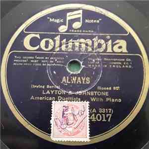 Layton & Johnstone - Always / Oh, Miss Hannah flac album