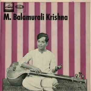 M. Balamurali Krishna - Sings Classical & Traditional Songs flac album