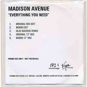Madison Avenue - Everything You Need flac album