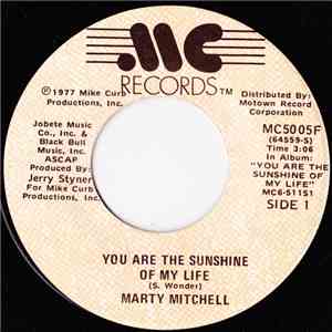 Marty Mitchell - You Are The Sunshine Of My Life flac album