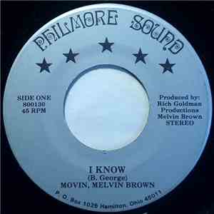 Melvin Brown - I Know / I Was A Fool To Care flac album