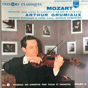 Mozart, Arthur Grumiaux, Orchestre Symphonique De Vienne, Bernhard Paumgartner - Concertos Pour Violon Et Orchestre N°1 En Si Bémol K.207 / N°7 En Ré Majeur K.271a - Vol.3 flac album