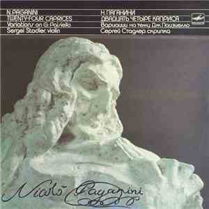 N. Paganini - Sergei Stadler - Twenty-Four Caprices. Variations On G. Paisiello flac album