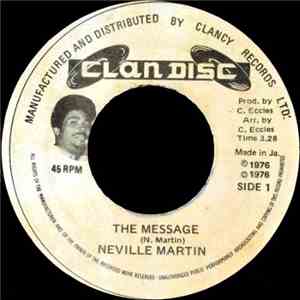 Neville Martin  - The Message flac album