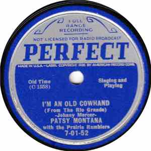 Patsy Montana And The Prairie Ramblers - I'm An Old Cowhand / Echoes From The Hills flac album