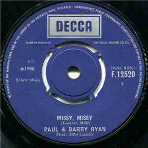 Paul & Barry Ryan - Missy, Missy / Rainbow Weather flac album