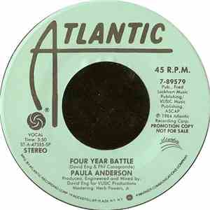 Paula Anderson - Four Year Battle flac album