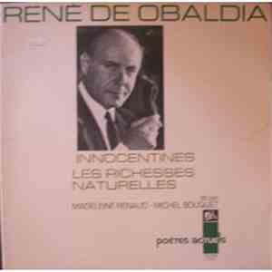 René De Obaldia, Madeleine Renaud, Michel Bouquet - Innocentines / Les Richesses Naturelles flac album