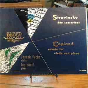 Stravinsky, Copland / Joseph Fuchs, Leo Smit - Duo Concertant / Sonata For Violin And Piano flac album