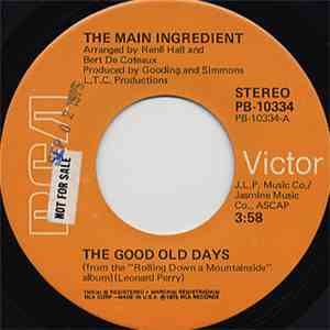 The Main Ingredient - The Good Old Days flac album