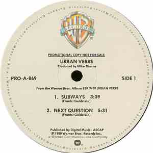 Urban Verbs - Subways flac album