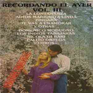 Various - Recordando El Ayer Vol. III flac album