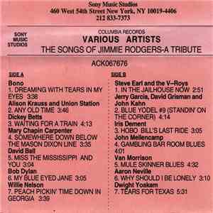 Various - The Songs Of Jimmie Rodgers - A Tribute flac album