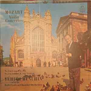 Yehudi Menuhin, Bath Festival Chamber Orchestra - Mozart Violin Concertos flac album