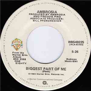 Ambrosia  - Biggest Part Of Me flac album