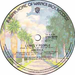 America  - Lonely People flac album