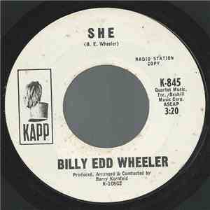 Billy Edd Wheeler - She flac album
