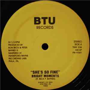 Bright Moments  - She's So Fine / Theme From She's So Fine flac album