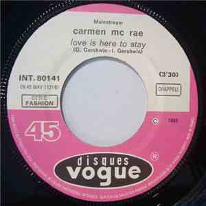 Carmen Mc Rae - Love Is Here To Stay / Perdido flac album