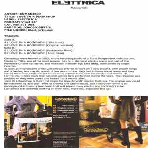 Comadisco - Love In A Bookshop flac album