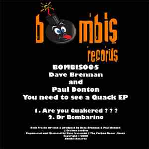 Dave Brennan And Paul Donton - You Need To See A Quack EP flac album