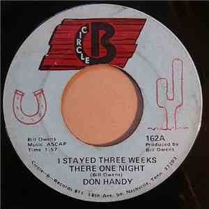 Don Handy - I Stayed Three Weeks There One Night flac album