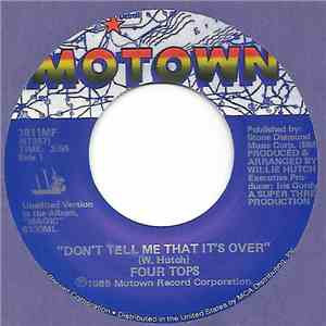 Four Tops - Don't Tell Me That It's Over flac album