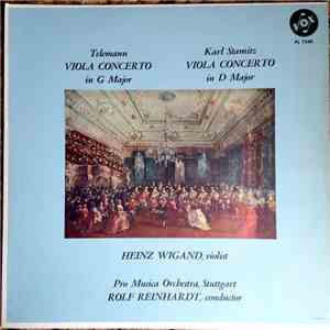 Heinz Wigand / Rolf Reinhardt - Telemann: Viola Concerto in G Major / Karl Stamitz: Viola Concerto in D Major flac album
