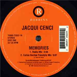 Jacqui Cenci - Memories flac album