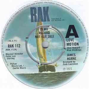 James Horne - Love Motion flac album