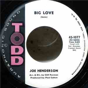 Joe Henderson  - Big Love flac album