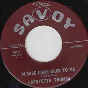 Lafayette Thomas - Please Come Back To Me flac album