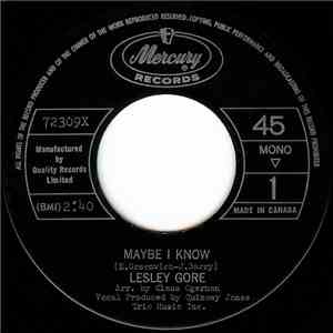 Lesley Gore - Maybe I Know flac album