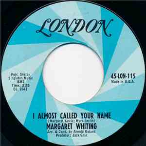 Margaret Whiting - I Almost Called Your Name / Let's Pretend flac album