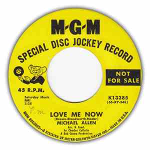 Michael Allen  - Love Me Now / Where I'm Wanted flac album