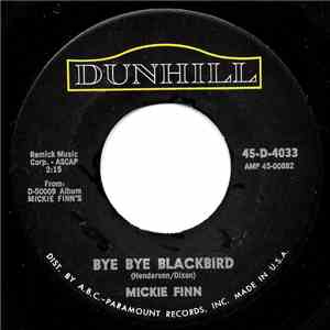 Mickie Finn - Bye Bye Blackbird / Side By Side flac album