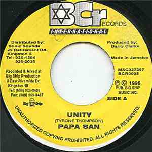 Papa San - Unity flac album