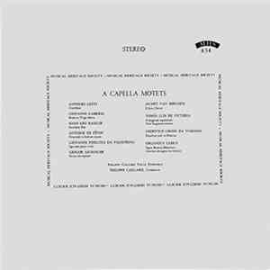 Philippe Caillard Vocal Ensemble - A Capella Motets flac album
