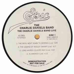 The Charlie Daniels Band - The Charlie Daniels Band Live flac album
