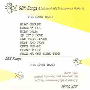 The Dazz Band - SBK Songs (Demo) flac album
