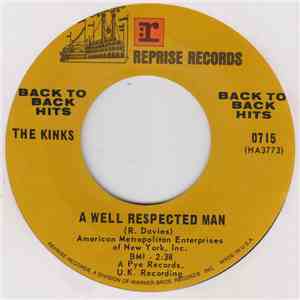 The Kinks - A Well Respected Man / Set Me Free flac album
