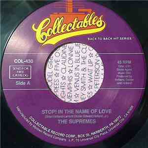 The Supremes - Stop! In The Name Of Love / Back In My Arms Again flac album
