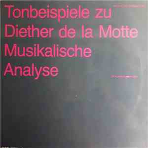 Various - Tonbeispiele Zu Diether De La Motte - Musikalische Analyse flac album