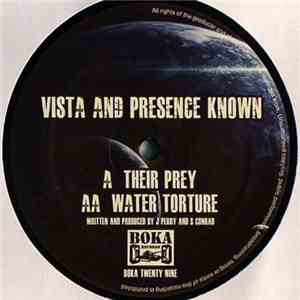 Vista  & Presence Known - Their Prey / Water Torture flac album