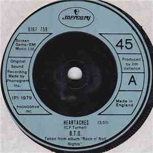 Bachman-Turner Overdrive - Heartaches flac album