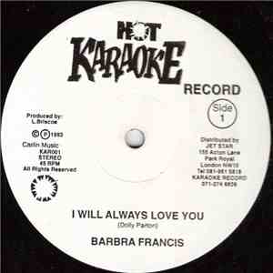 Barbra Francis / Anthony Clarke  - I Will Always Love You / Bogle Dancing flac album