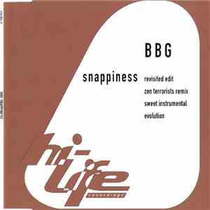 BBG - Snappiness flac album